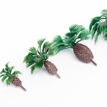沙盘模型迷你小树手工建筑环艺景观仿真仿铜片椰树热带棕榈矮棕树