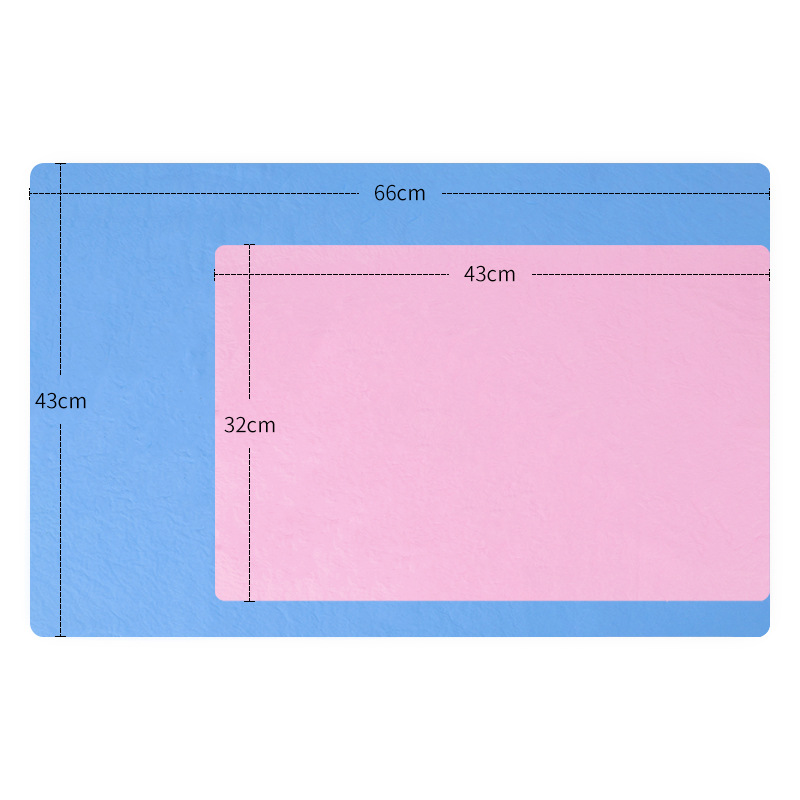 Toalla para mascotas en stock al por mayor simple mascota PVA imitación deerskin grande multi-cara suave absorbente gato toalla