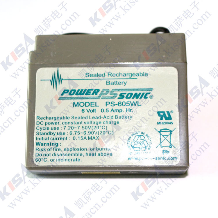 代理 Power-Sonic 密封铅酸蓄电池 PS-605WL 已停产不再进货
