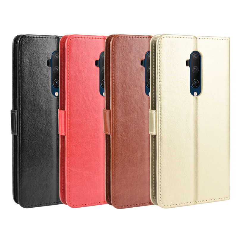 For OnePlus 7T PRO phone case plus 7T protective case 1 6T crazy horse pattern leather case flip Nord For OnePlus 7T PRO phone case plus 7T protective case 1 6T crazy horse pattern leather case flip Nord