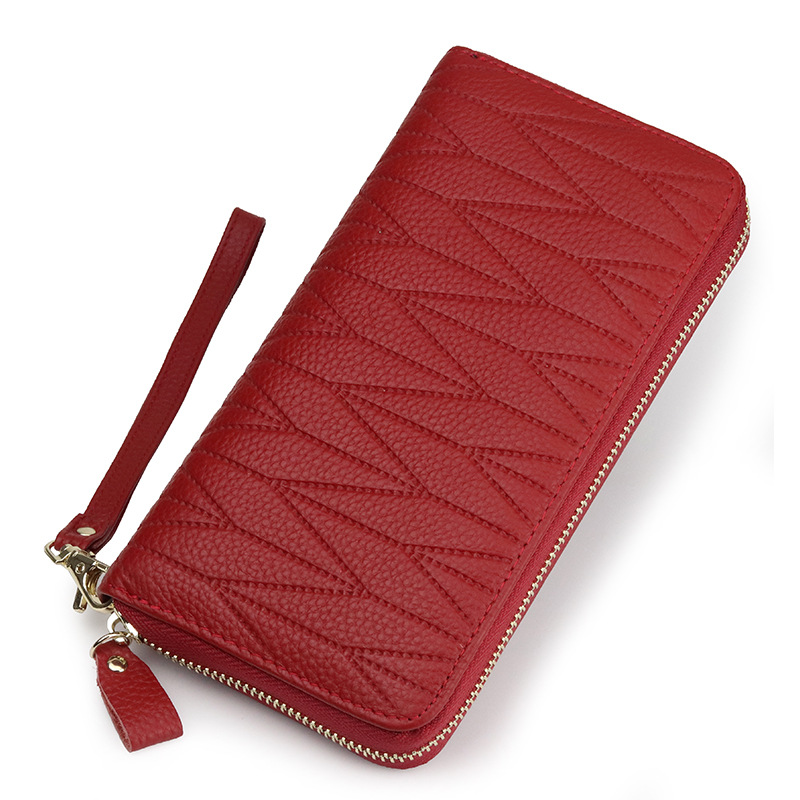 Women's Organ Wallet Claret