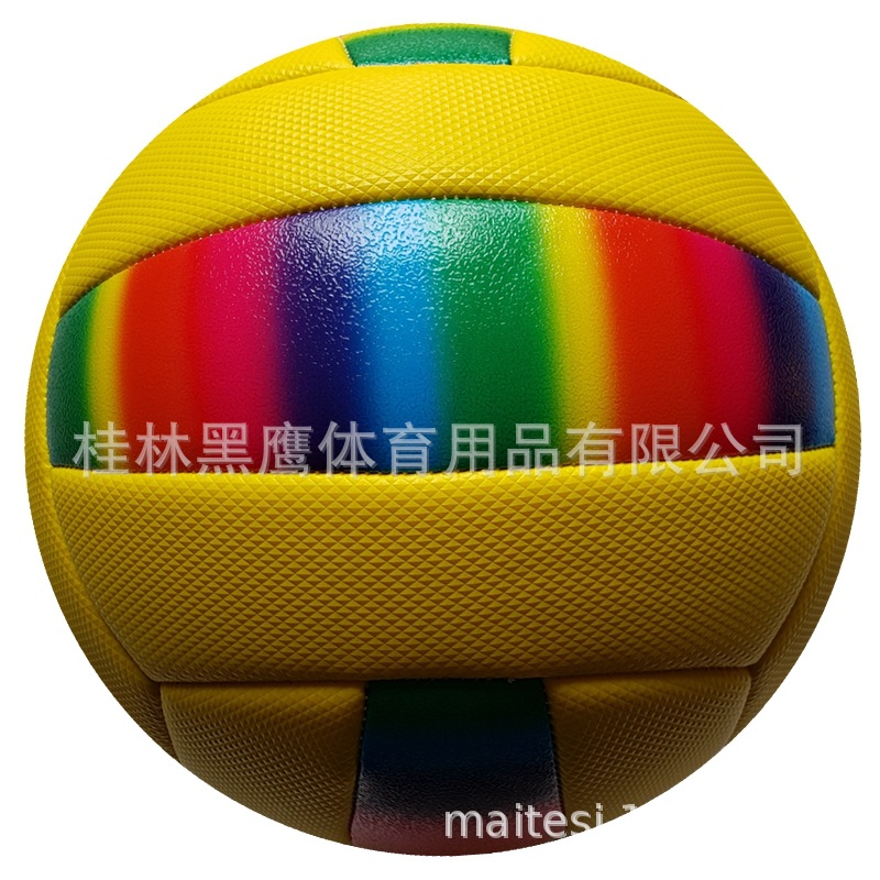 No.5 machine sewing volleyball export foreign trade soft indoor and outdoor use colorful color matching training competition
