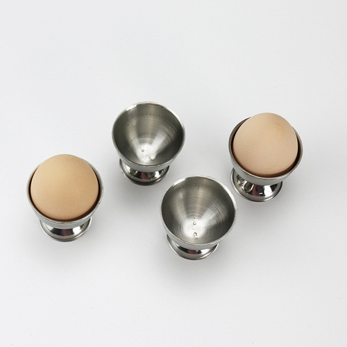 Factory direct sales kitchen gadgets stainless steel egg cup holder egg holder breakfast gadget