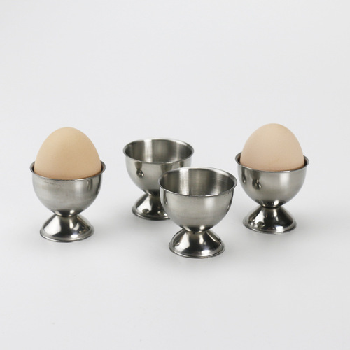 Factory direct sales kitchen gadgets stainless steel egg cup holder egg holder breakfast gadget
