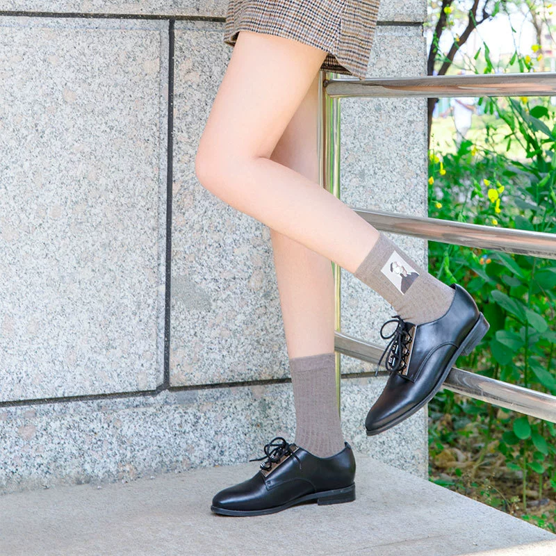 Кролики? Cartoon winter knee socks for princess