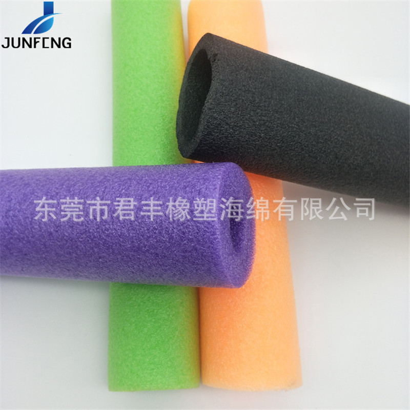 厂家直销高密彩色珍珠棉管 直径1公分半泡沫幕墙填充珍珠棉棒