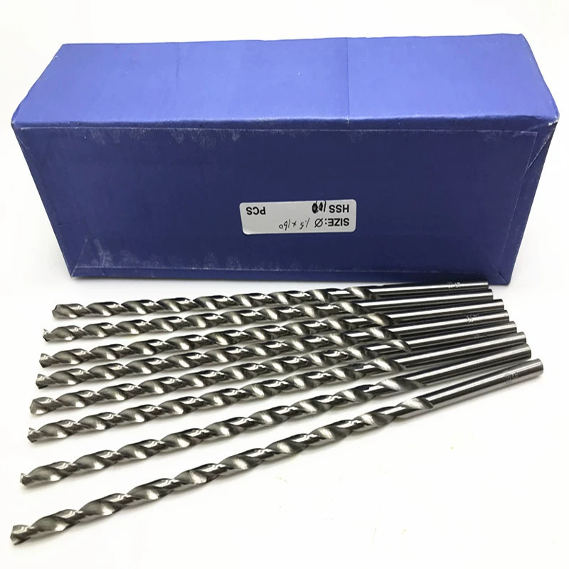 Mien Удлинительное Сверло HSS длинное спиральное сверло из быстрорежущей стали с прямым хвостовиком 160/200/250/300 мм оптом