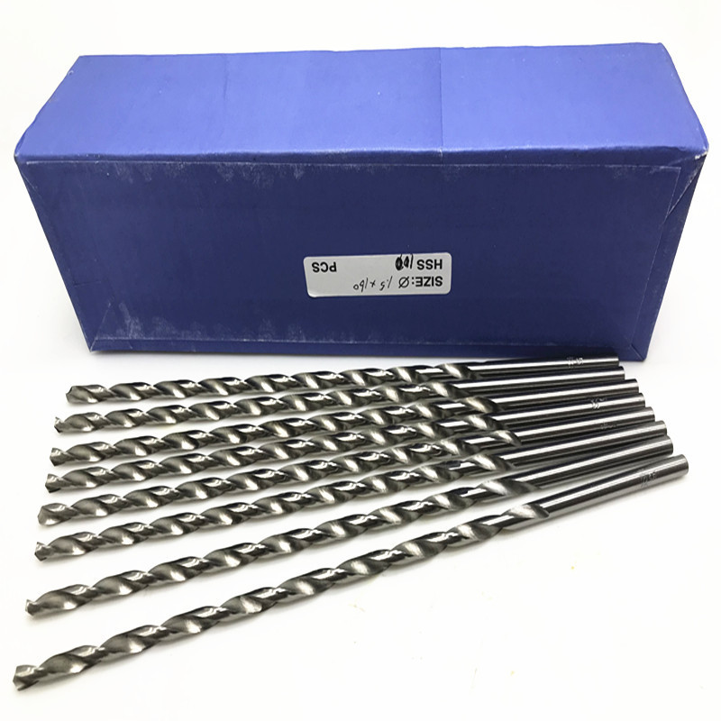 Extended Hss Twist Drill Bit, High-Speed Steel Straight Shank Drill Bit 160/200/250/300mm, Manufacturer Includes Tax