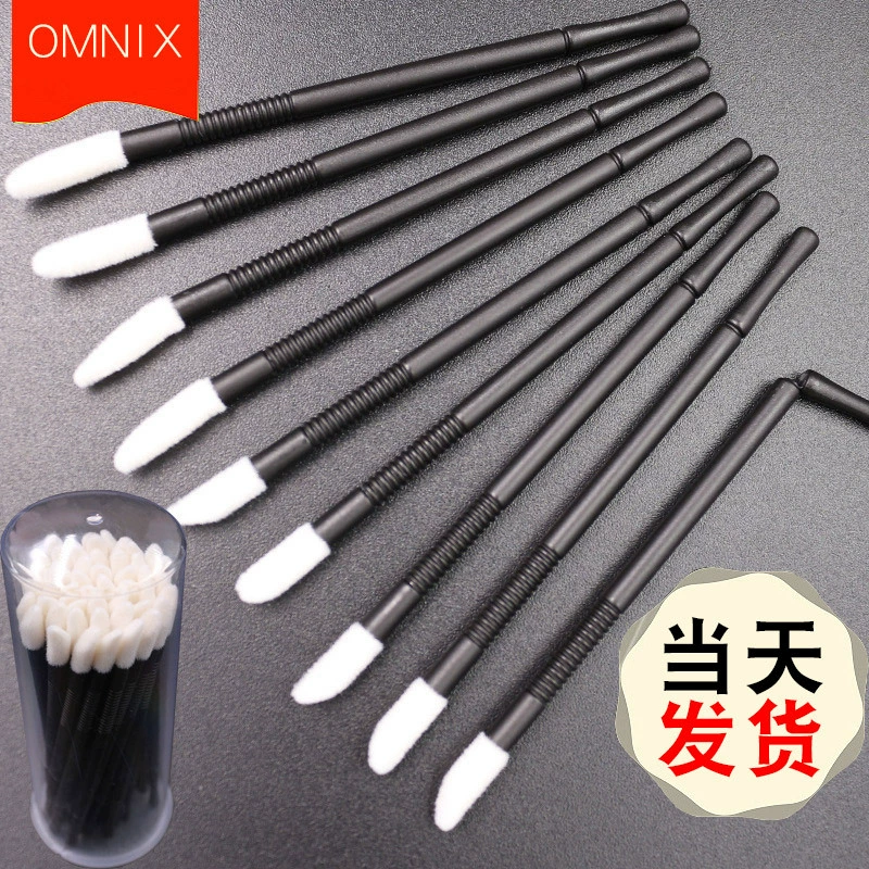 Фабрика одноразовый макияж Мини маленькая кисть для губ портативный макияж помада Кисть Макияж инструменты Розничная Прямая оптовая продажа