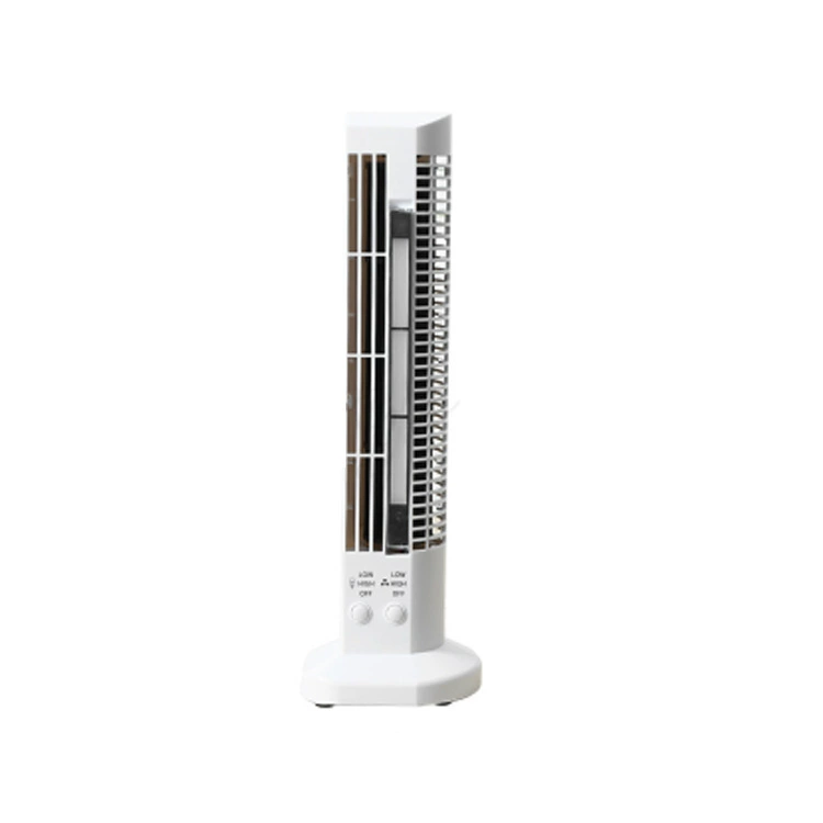 Tower USB Fan, Bladeless Design, 2-Speed, USB Powered, Compact 37 cm
