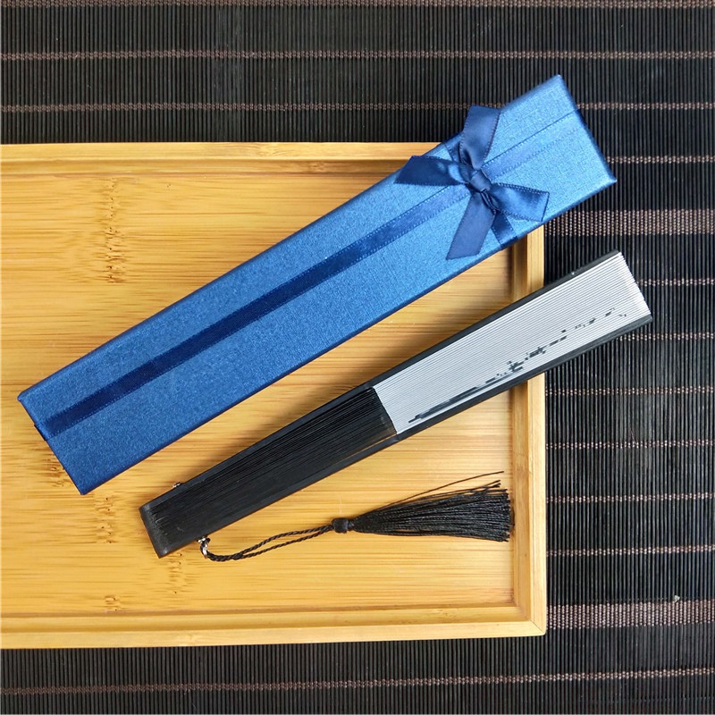 Nuevo estilo japonés de 6 pulgadas ventilador de estilo chino Zen kimono ventilador de impresión y teñido ventilador de estilo antiguo erudito pequeño ventilador Masculino