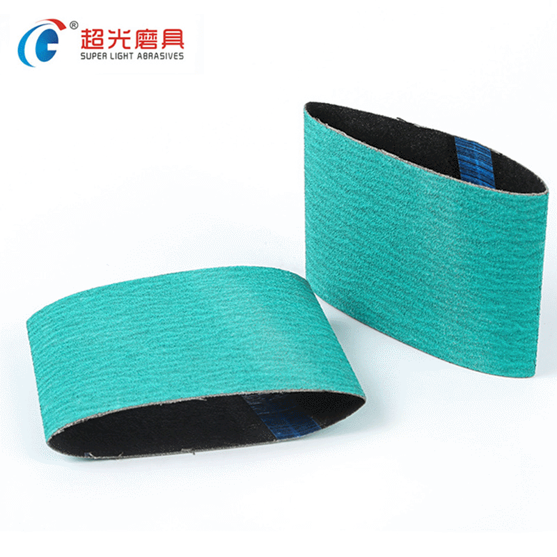 厂家现货绿色砂带砂带机专用打磨抛光带金属加工砂纸带汽车磨砂纸