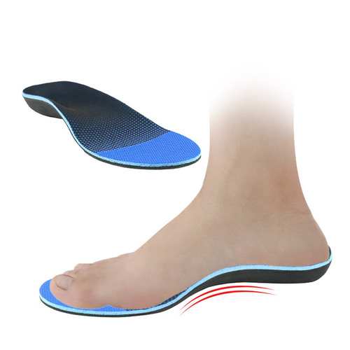 Flat foot straight insole XO-shaped leg foot valgus flat foot men's and women's arch insole U-shaped heel cup