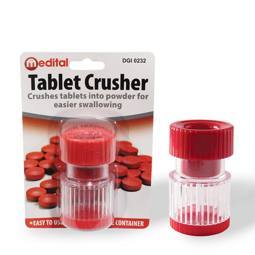 Factory Supply 1688 Recommended New Model Grinding Medicine Box Multi-functional Round Translucent Medicine Grinder