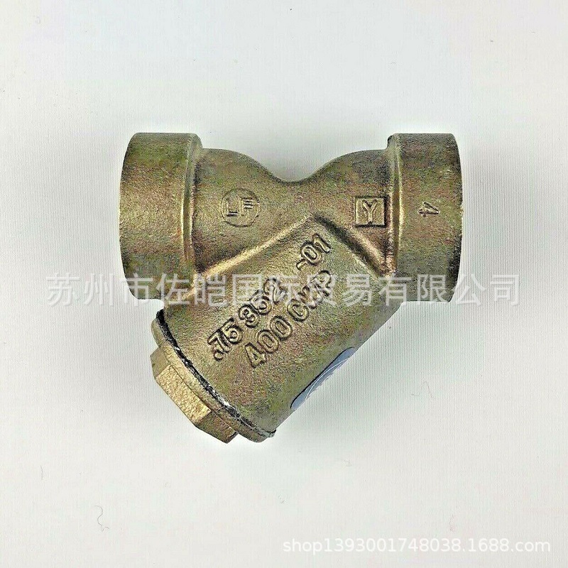 美国慕乐Mueller品牌原装Y型过滤器 M765M型号不锈钢材质阀门