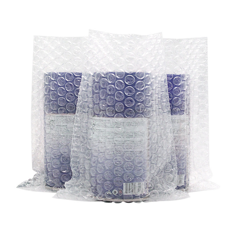 En stock bolsa de burbuja de gran tamaño pequeño embalaje bolsa de burbuja transparente de una sola cara engrosada embalaje expreso bolsa de burbuja a prueba de golpes al por mayor