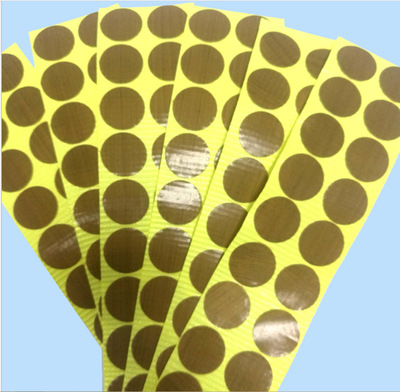 高溫膠貼鐵氟龍貼紙噴漆遮蔽隔熱防粘烤漆260度耐高溫貼片紙模切