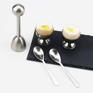 304 Stainless Steel Egg Cutter Egg Shell Opener Creative Egg Opener Set Cake Handmade