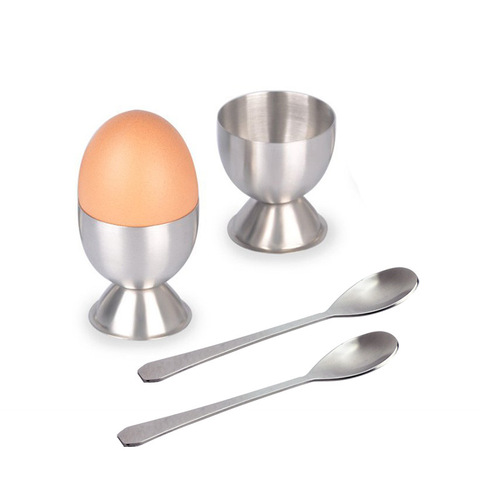 Factory direct sales kitchen gadgets stainless steel egg cup holder egg holder breakfast gadget