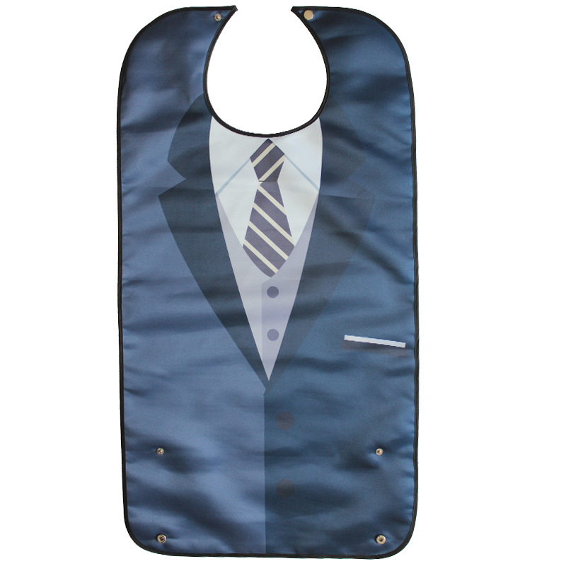 Adultos babero para los ancianos de doble capa de impresión a prueba de agua suministros de edad avanzada fabricante en stock