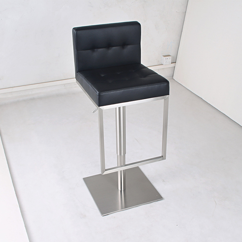 Fashion Stainless Steel Bar Chair Rotating Bar Chair Lifting Chair Bar Stool Household High Stool Front Desk Office Chair