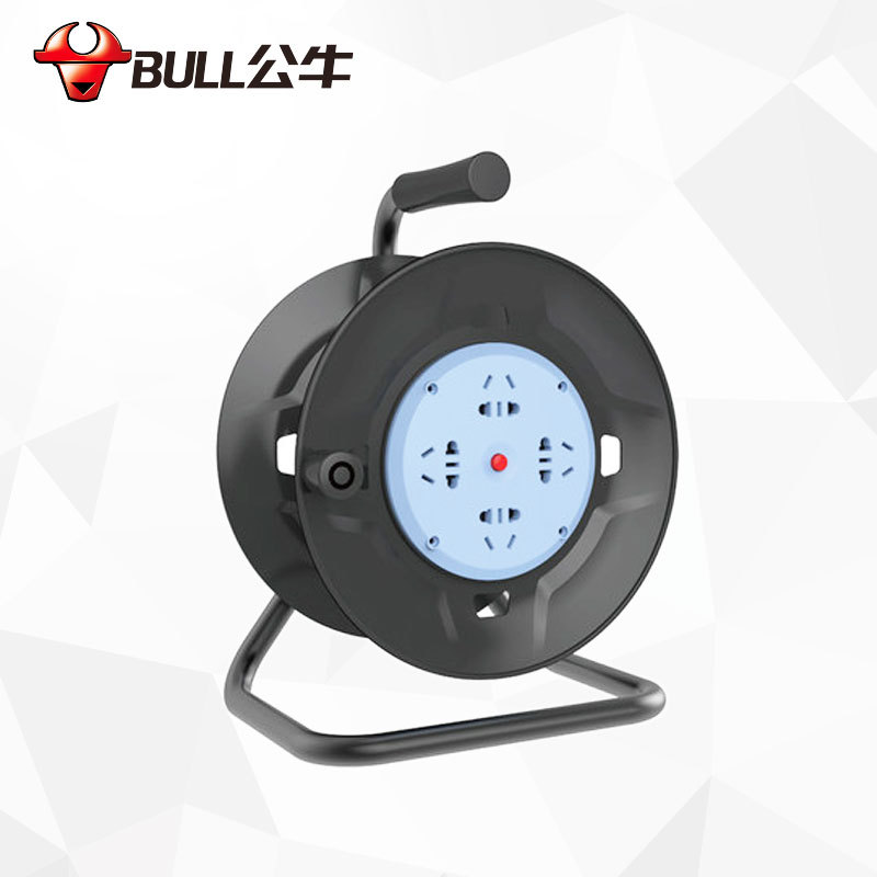 Cattle Line Reel Portable Spool Cable Reel GN-8030/30m Line Overheating Leakage Plastic Reel