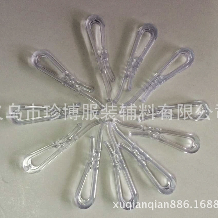 Zhenbo Прозрачный Полипропиленовый зажим для рубашки с зажимом для упаковки рубашки с прозрачным жемчугом