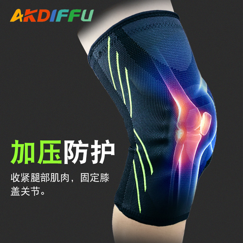 Fábrica al por mayor de silicona anti-colisión rodillera cubierta de la cesta transfronteriza pie Voleibol de rodillas descompresión correr deportes rodillera