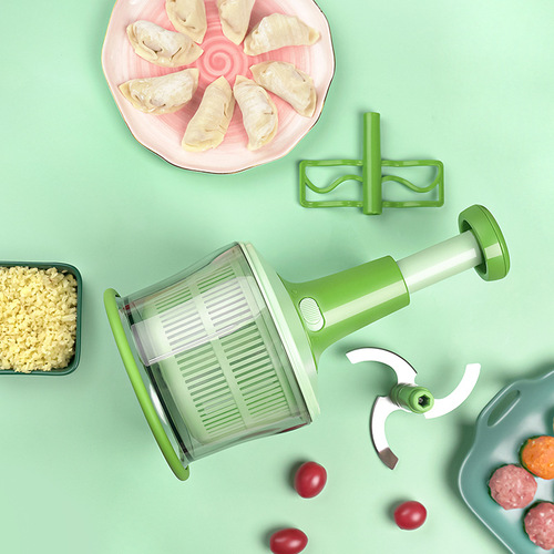 Household meat grinder, egg beater, garlic masher, multi-functional cooking machine, vegetable dehydrator, drain basket