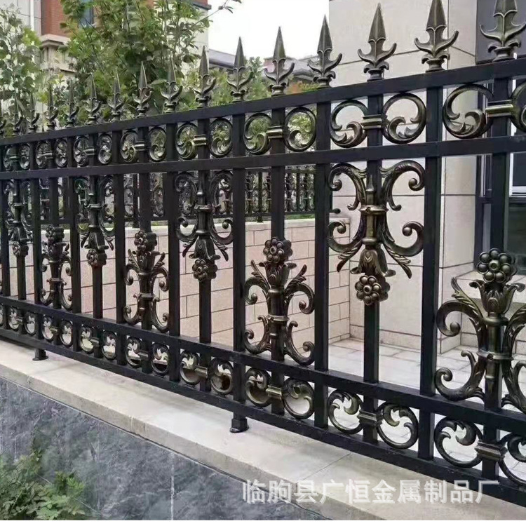 铝艺护栏 铝合金欧式栅栏 别墅花园防护栏小区铝材围栏 工厂批发