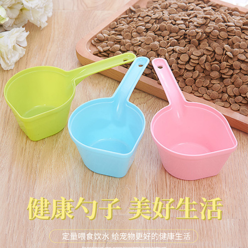 Water and Food Scoop for Dogs and Cats, Dual-Use Measuring Spoon with Graduations, Pet Feeding Scoop