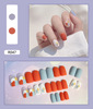 Fake nails, removable cute nail stickers for nails, internet celebrity, ready-made product, 24 pieces