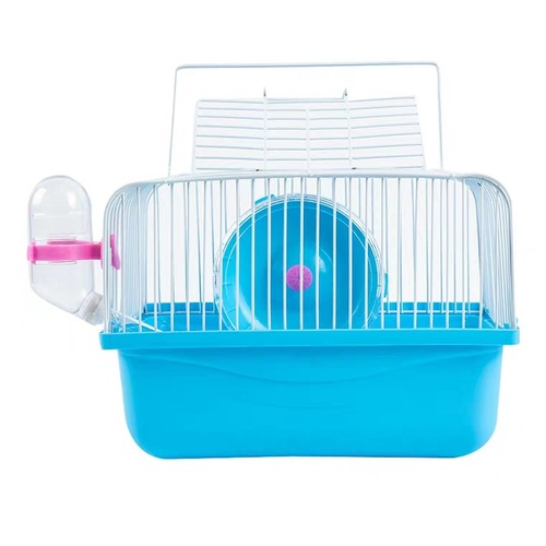 【】Simple small garden hamster cage, high bottom basin, portable takeaway, small golden bear hamster