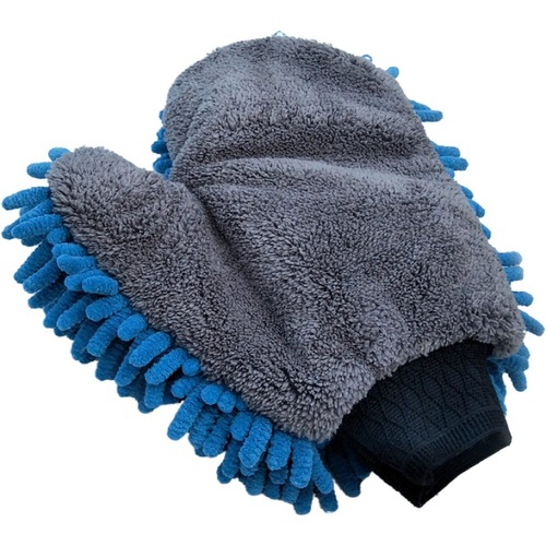 Chenille thumb gloves double-sided microfiber car cleaning gloves coral velvet cleaning supplies car washing gloves tools