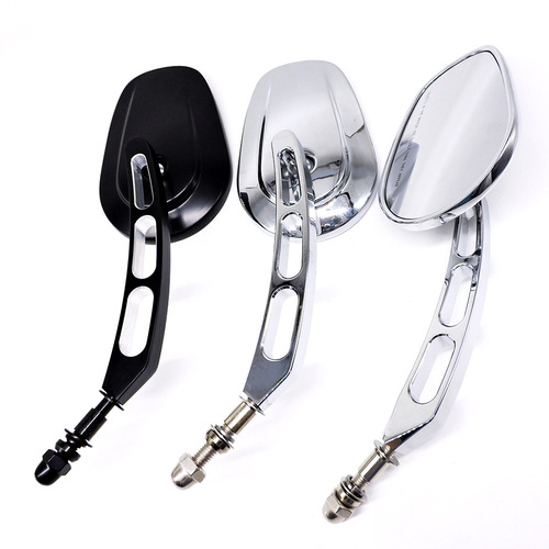 Motorcycle rearview mirror modified Harley reversing reflector all-aluminum universal personalized large mirror cross-border best-selling model