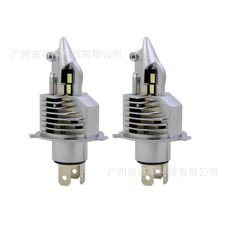 Transfronterizo al por mayor H4 de combate de la linterna del coche llevó la linterna H4 lejos y cerca integrado faro lámpara de los aviones