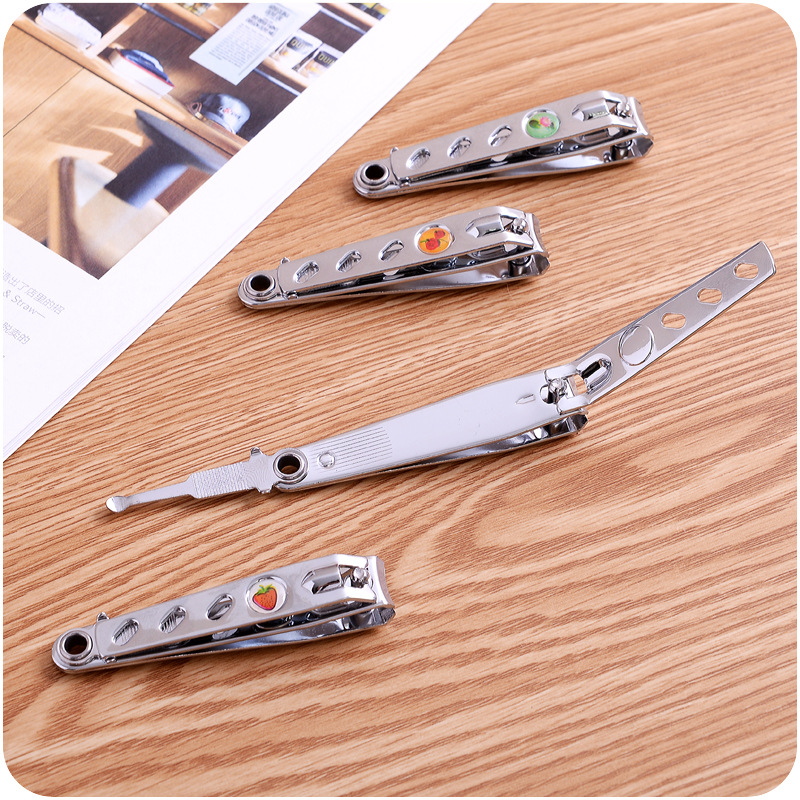 Household portable nail clippers stainless steel round handle nail clippers nail clippers manicure nail tools cleaning care