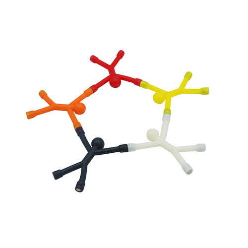 Wall-climbing magnetic villain soft glue changeable magnet man magnet villain doll toy creative villain hook