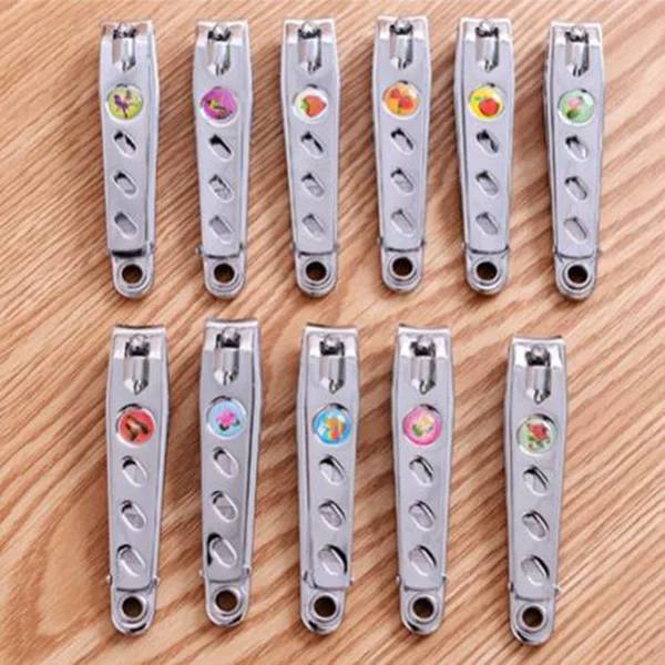 Household Portable Nail Clippers Stainless Steel Round Handle Nail Clippers Nail Clippers Manicure Manicure Tools Cleaning Care