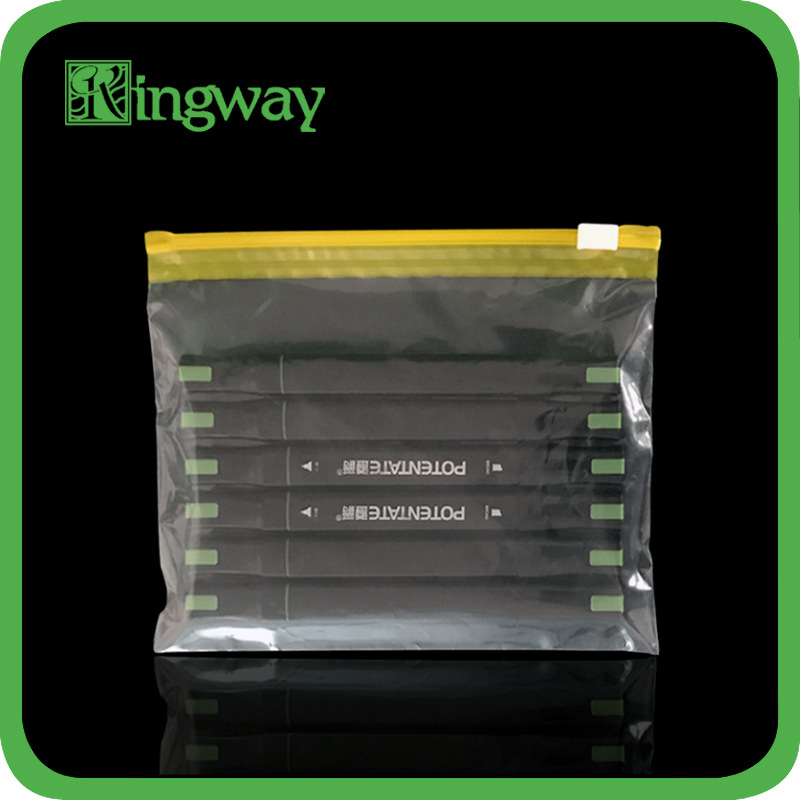 防尘防水密封透明PVC大头笔文具用品包装拉链袋 pvc通用收纳袋