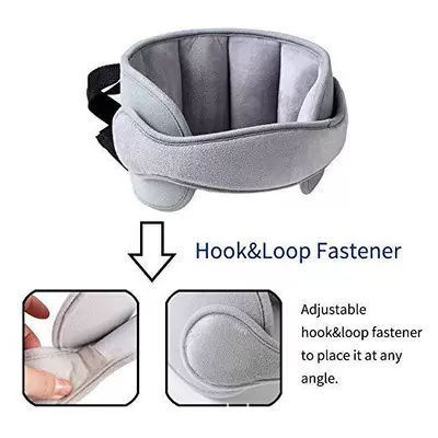 Spot Car Baby Headrest Head Headrest - grey