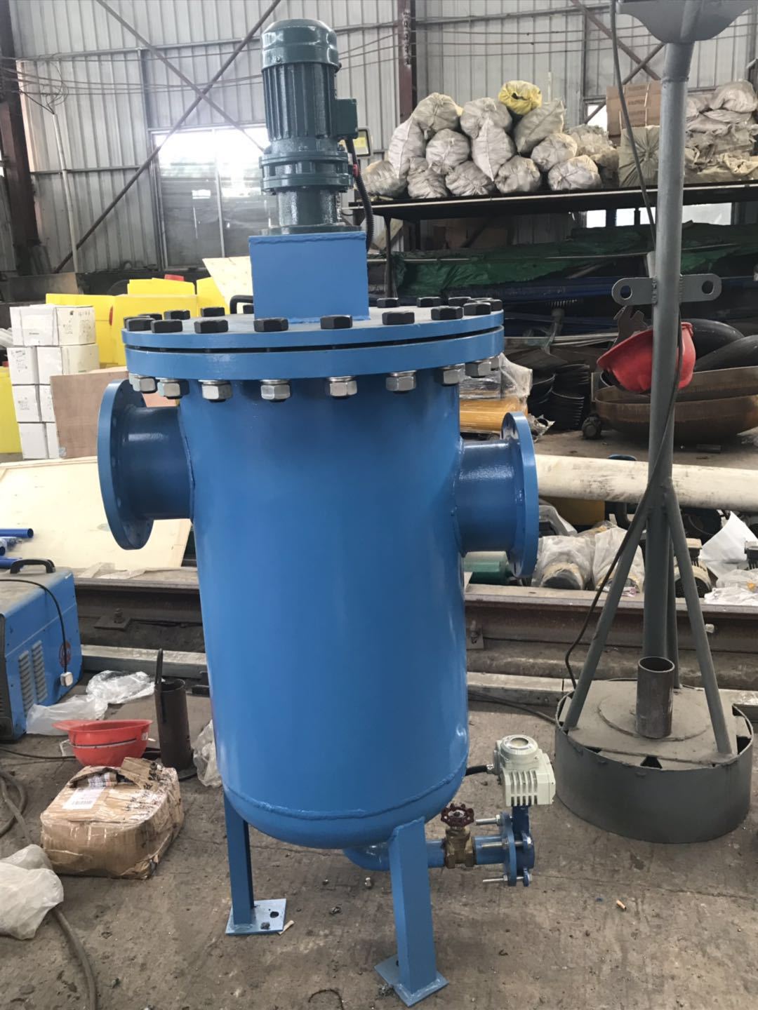 广州循环水高效精密过滤器 美疌全自动反冲洗排污过滤器（立式）