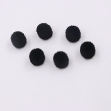 廠家直售高精准靈敏黑色植絨纖維毛織導電布頭電容觸控筆頭