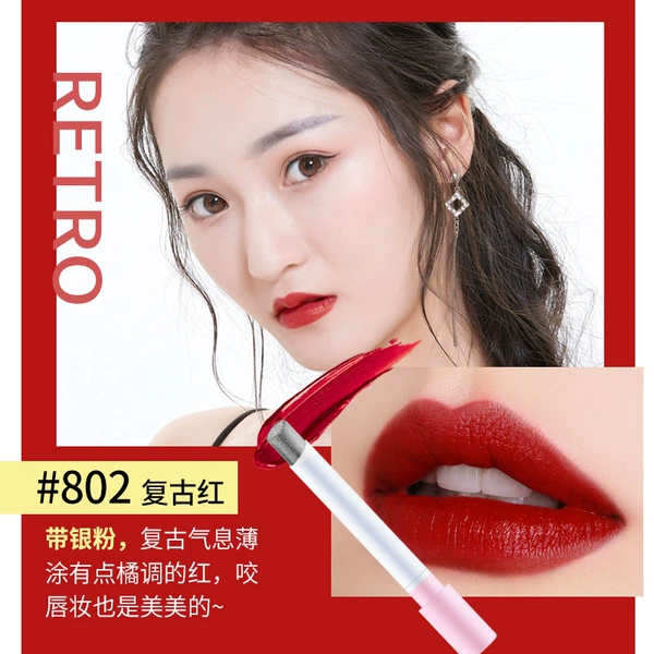 802 Retro Red [Bring Silver Powder]