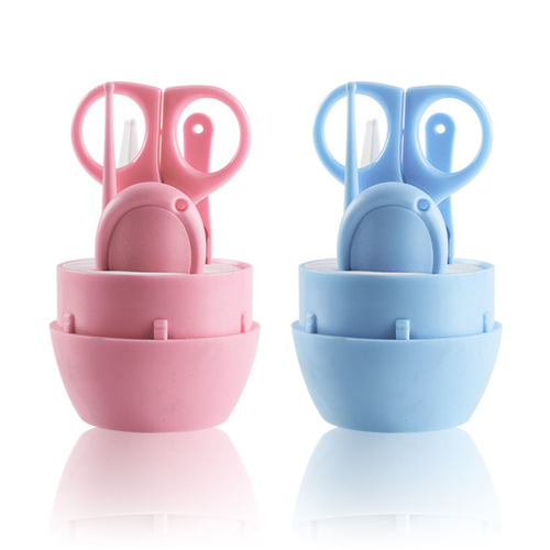 Newborn Baby Nail Trimmer Set, Child Care Nail Clips, 5-Piece Set with Anti-Squash Design