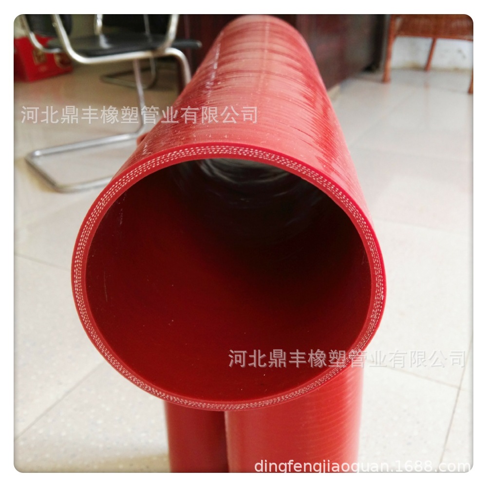 厂家供应夹布硅胶管 耐高温加布夹线线硅胶管 大口径硅胶钢丝软管