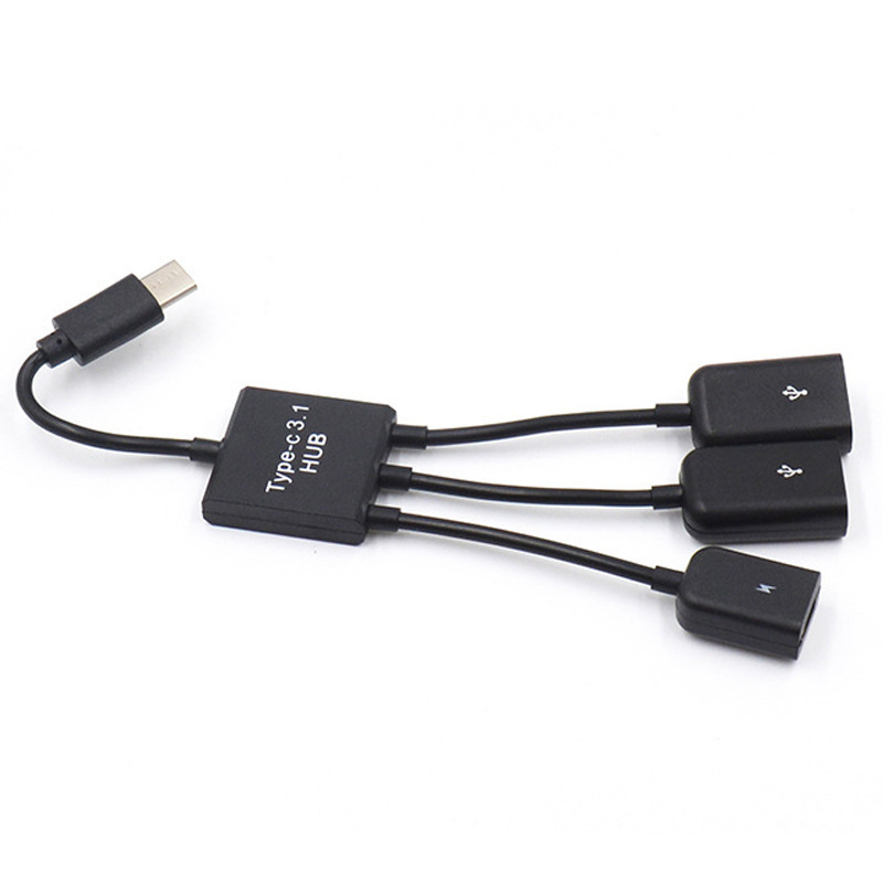 Chicken eating auxiliary type-C otg data line type c power supply otg data line otg adapter usb2