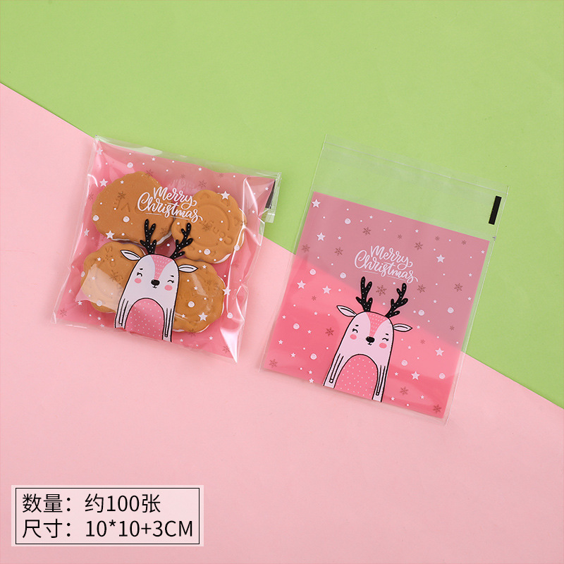 10*10 + 3 cabeza de ciervo rosa