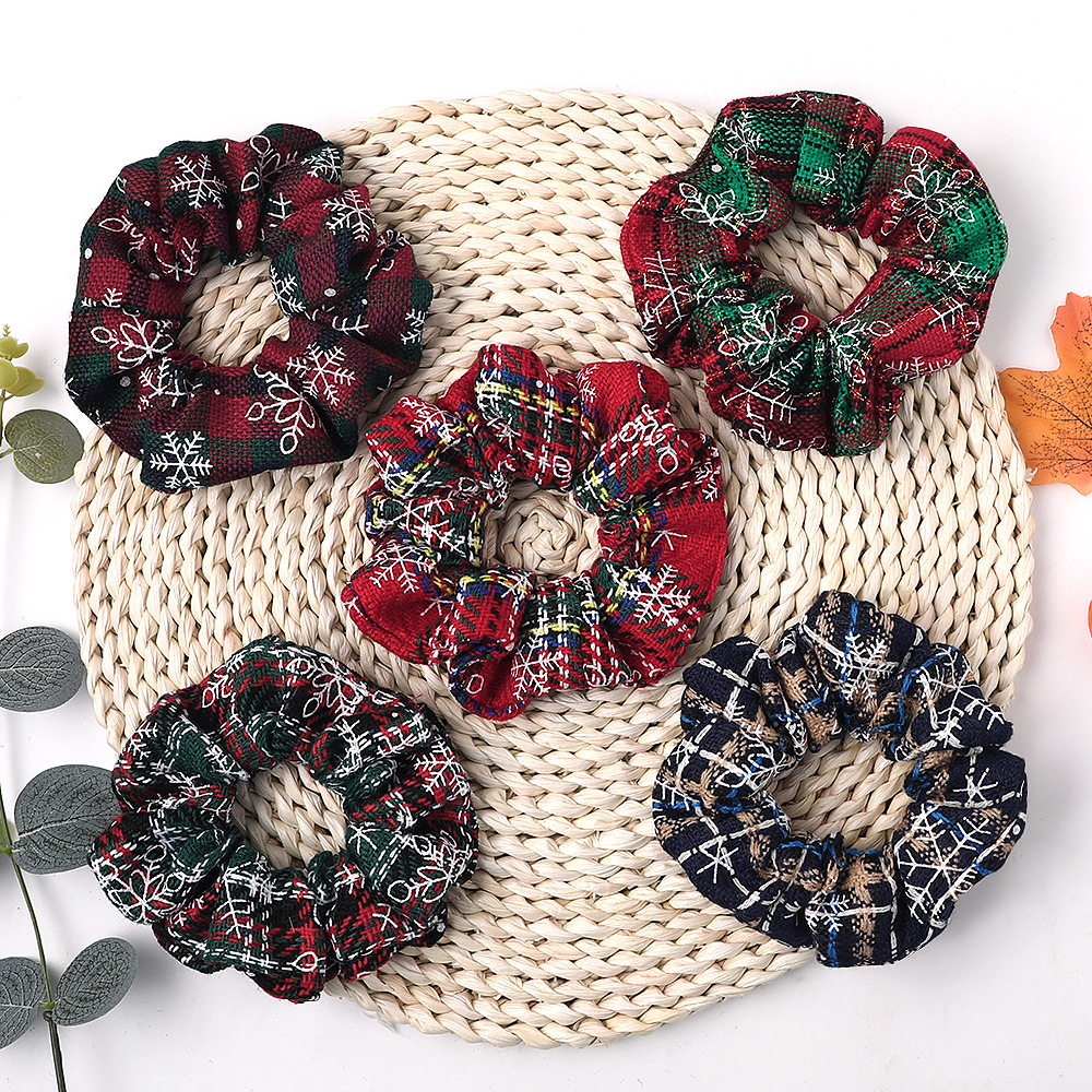 Christmas gift Christmas Escherichette Superior sense Escherichette style hair accessories for women_voghion.com