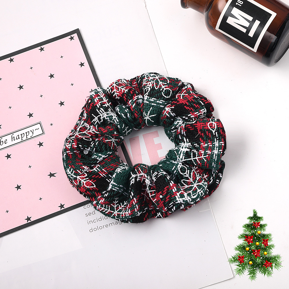 Christmas gift Christmas Escherichette Superior sense Escherichette style hair accessories for women_voghion.com